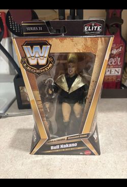 WWE LEGENDS SERIES 31 BULL NAKANO FIRST TIME IN THE LINE! MATTEL NEW