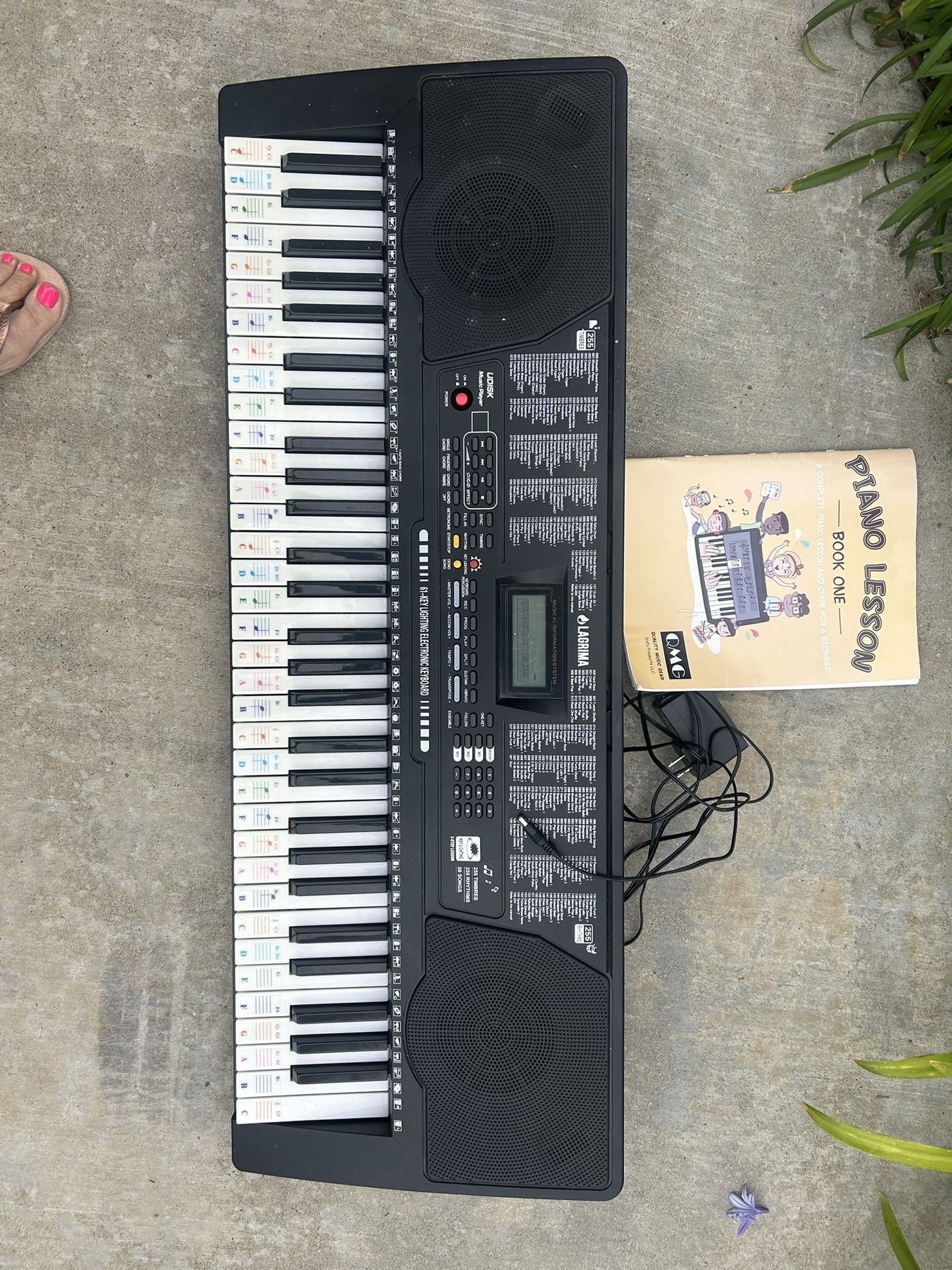 Keyboard With Kid Labels On It