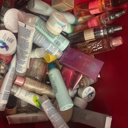 Bin of sealed avon products