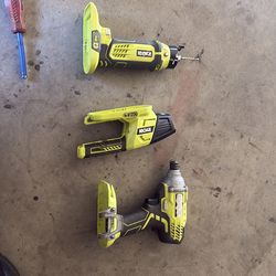18v ryobi tools only