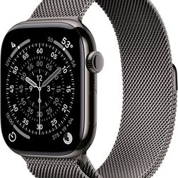 Apple Watch Series 11 Natural Titanium 46 Mm Gps Cell With Natural Milanese Loop