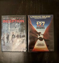 DVDs - Inception & 127 Hours