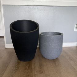 Set Of 2 Planters( Synthetic Pots) 