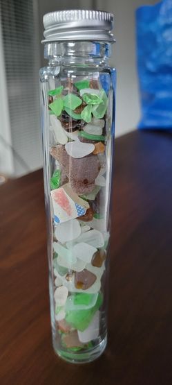 Small Jar of Monterey Peninsula Sea Glass