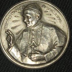 Sterling Silver Pope John Paul II Pendant