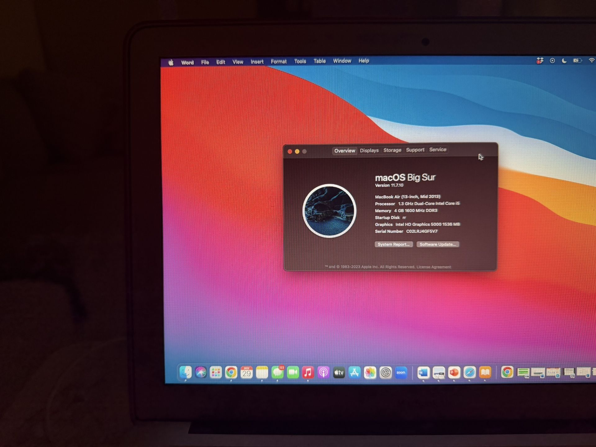 MacBook Air 13 Inch 2013