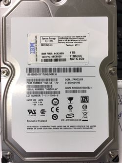 IBM 1tb hard drive