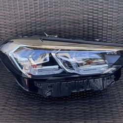 2022 2023 2024 BMW X3 X4 Right Passenger Side LED Headlight Chrome Type OEM 5A29214-08