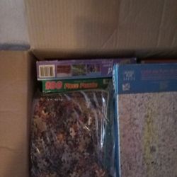 Box Of Assorted Puzzles