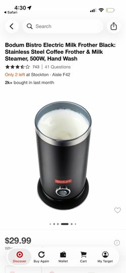 Bodum Electric Milk Frother