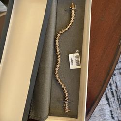 It’s A Gold Plated Tennis Bracelet