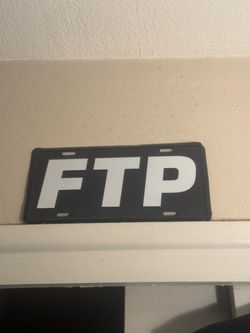 FTP LICENSE PLATE
