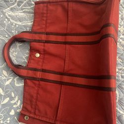 Red Large Garden Party Tote
