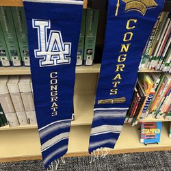 Dodgers Graduation Stole 
