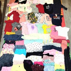 Huge Lot of 6 to 9 Month Girls Clothes

