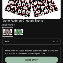 VLONE Rodman Cheetah Shorts
