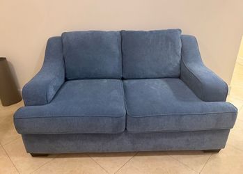 Blue couch