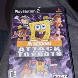 Nicktoons Attack Of The Toybots - Sony Playstation 2 PS2 Pristine Authentic Complete