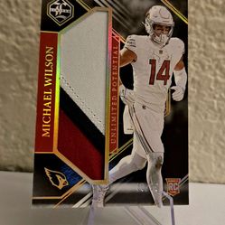 2023 PANINI LIMITED MICHAEL WILSON JUMBO JERSEY PATCH #D /75 CARDINALS