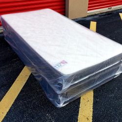 NEW TWIN MATTRESS AND BOX SPRING 2PC 