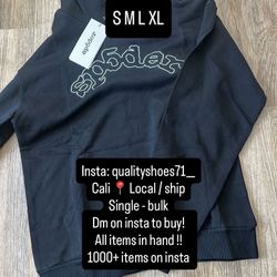 Black Sp5der Hoodie 