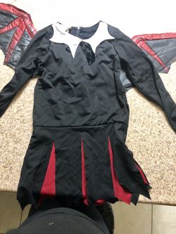 Girls M bat girl costume