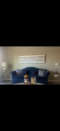 Blue Couch $100