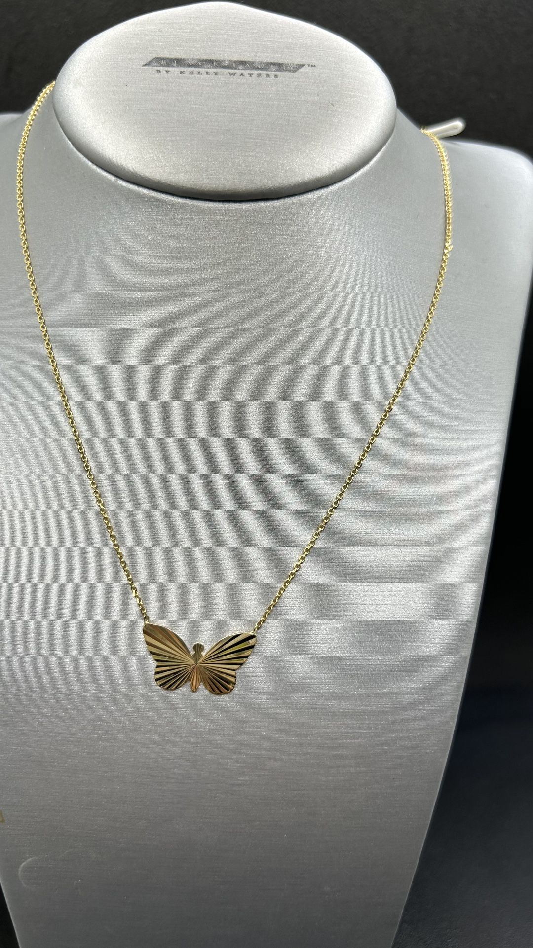 14ky Butterfly Necklace 