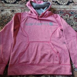Pink Carhartt Hoodie, Small

