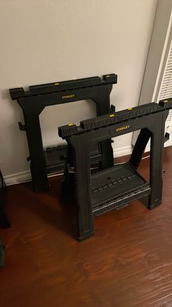 2x Stanley Sawhorses 31”