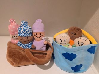 Constructive Playthings Basket of Babies Plush Baby Dolls