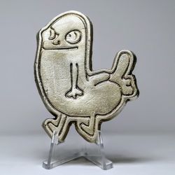 Dickbutt Silver Poured - 999 Fine Silver 2+ Oz