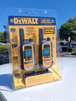 DeWalt heavy duty walkie talkie