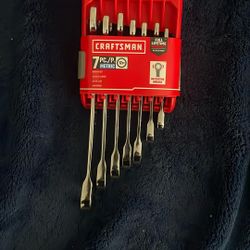 Craftsman 7pc Ratcheting Wrench Set