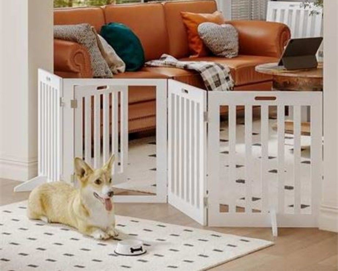 NEW In Box* Wooden Pet Gate