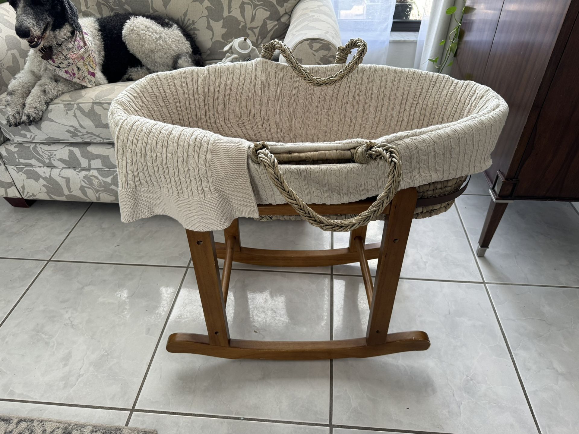 Moses Basket Bassinet Restoration hardware Baby