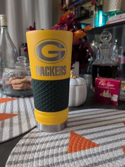 Packers The Draft Metal G Logo Travel Tumbler
