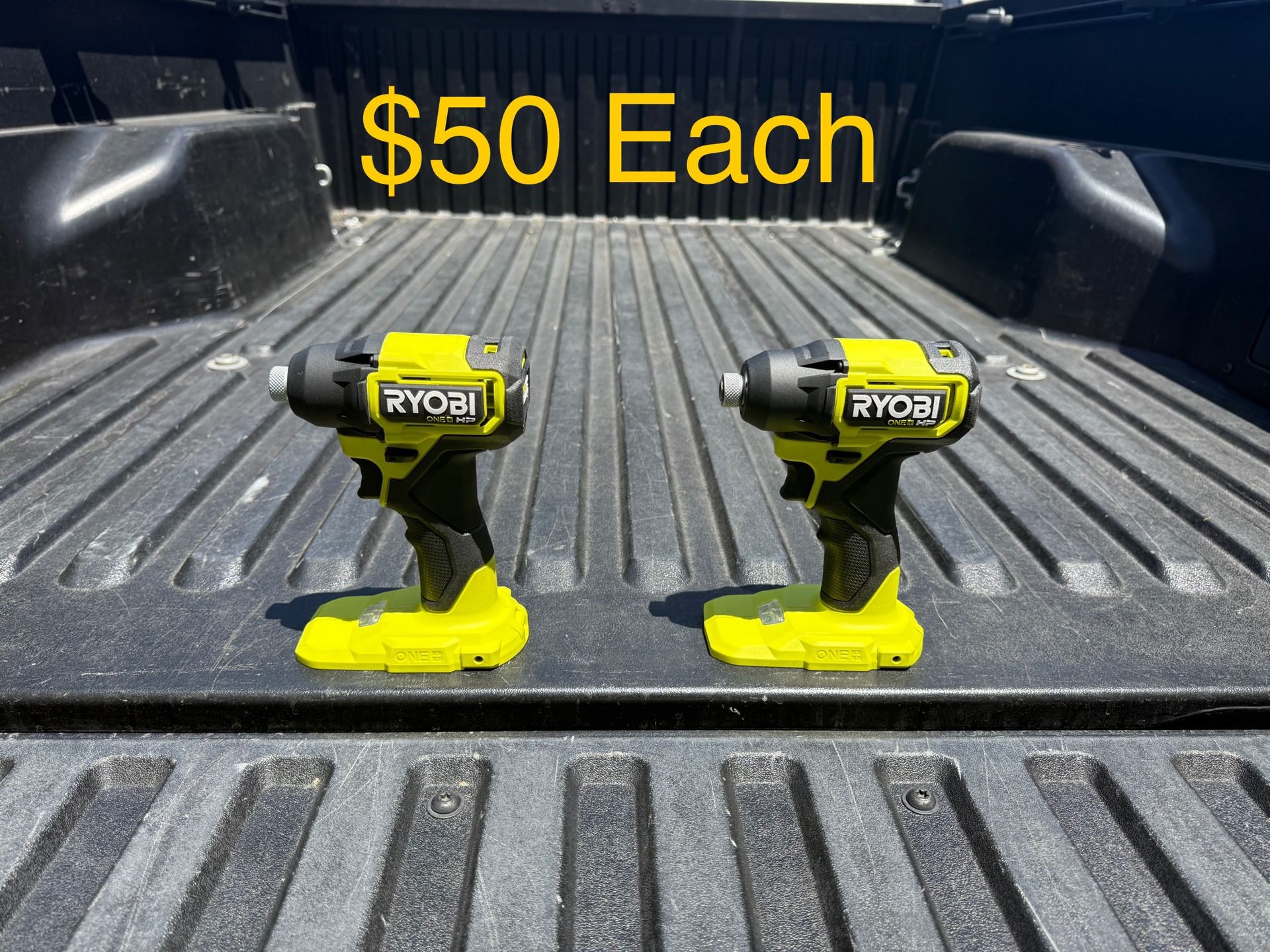 NEW RYOBI ONE+ HP 18V Brushless Cordless Compact 1/4 in. Hex Impact Driver (Tool Only) **$50 Each**