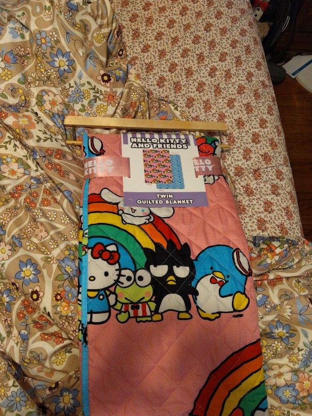 Hello Kitty Quilted Blanket