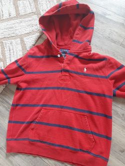 Boys polo hoodie sz 18-20