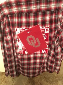 Plaid flannel OU design shirt