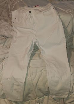 Celebrity Pink White Mid-rise straight-leg Jeans Size Women's 18