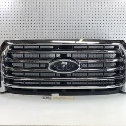 2017 FORD F150 F-150 FRONT GRILLE W/ AIR SHUTTER OEM 