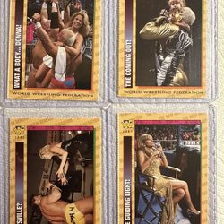 WWF 1997 Magazine Cards, What A Body Donna Card 112, The Coming Out Card #117, Splitsville Card # 119 And The Guiding Light Card # 115