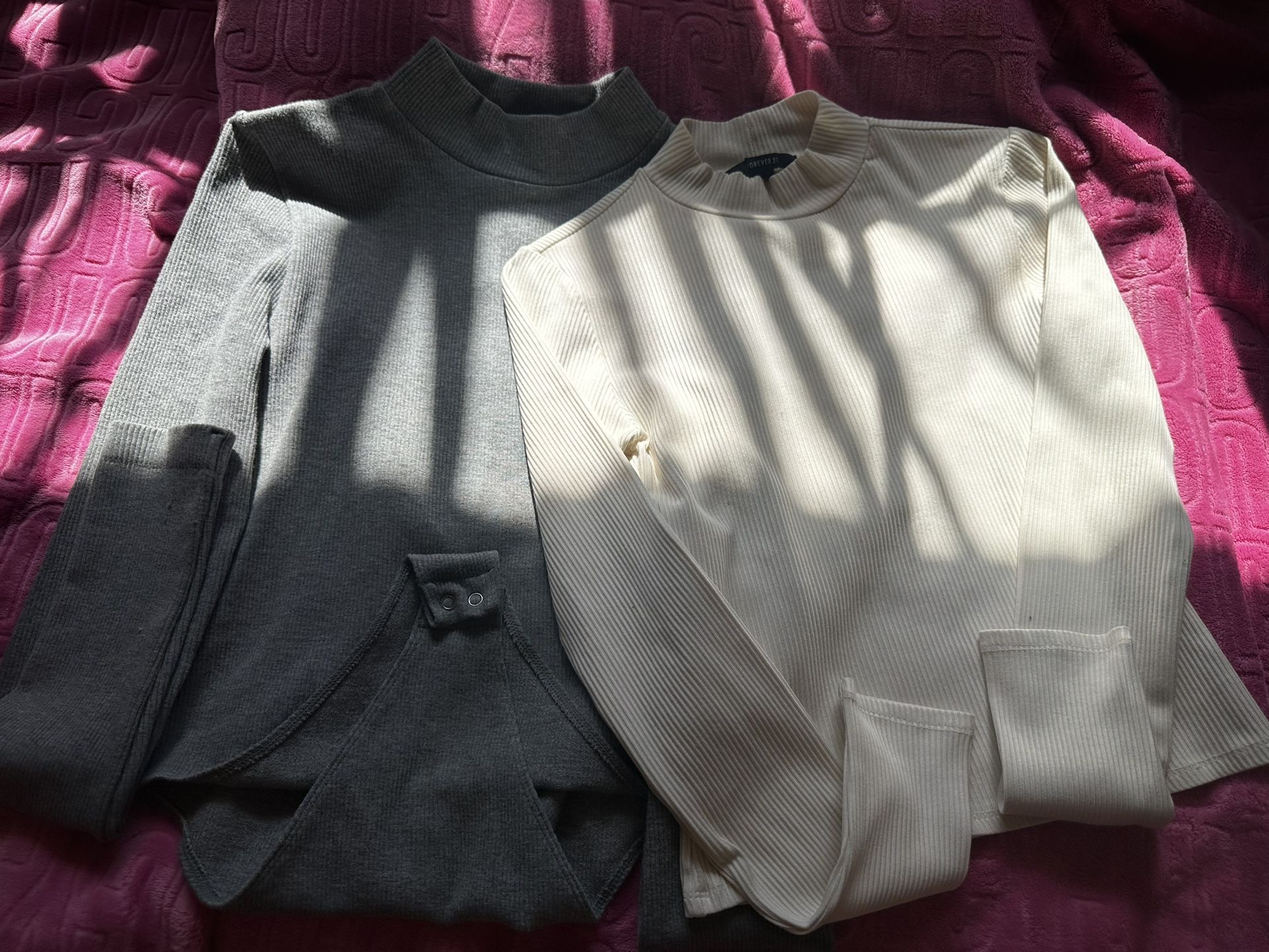 F21 Longsleeve Bodysuit And Top