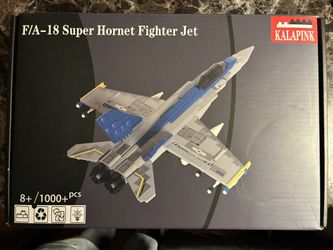 KALAPINK F18 Fighter Jet Model, Military Plane Building Blocks Set (1000+ Pieces)