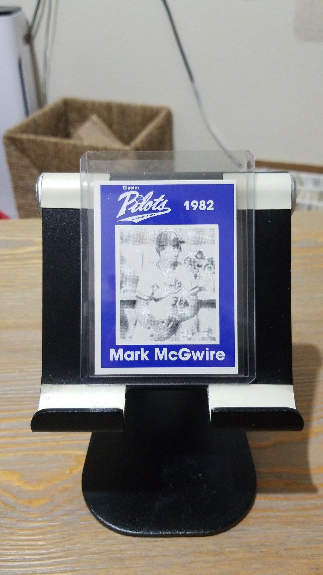 Baseball card- 1982 mark McGwire minor league rc