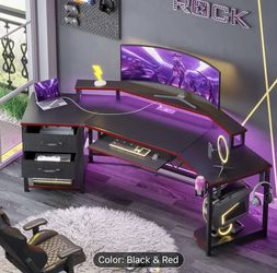 79” Large Gaming Computer Desk - The Ultimate Gaming and Workstation