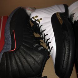 Jordan 12 Utility Gold and Utility Black