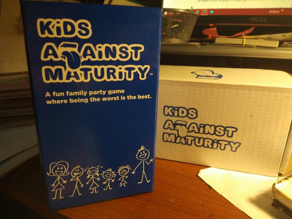 Kids Against Maturity Card Game-NEW